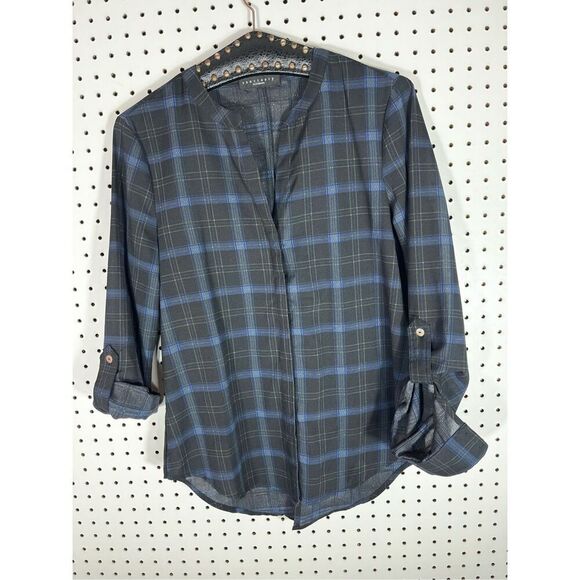 Sanctuary plaid blouse size M - Picture 1 of 3